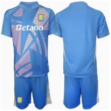 Aston Villa Keeper Tredjedraktsett Barn 2024-25 Kortermet (+ korte bukser)